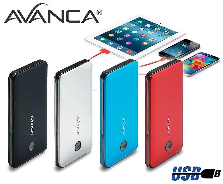 Avanca Powerbar Pro 5000 - Portable Oplader Voor Al Je USB Devices!