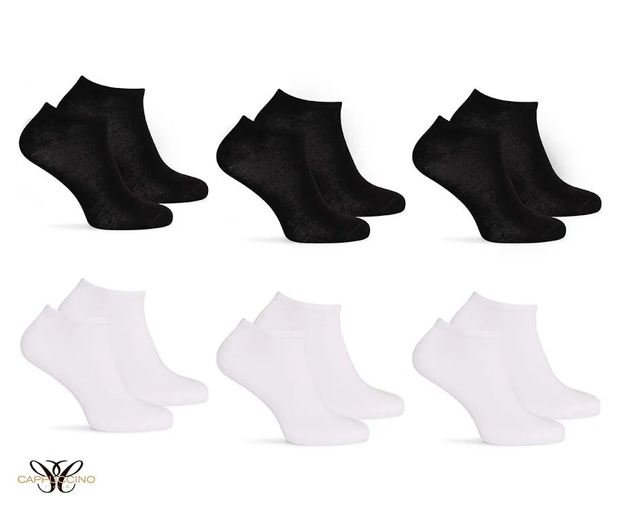 5-Pack Cappuccino Bamboo Sneaker Sokken - Voor Dames Of Heren!