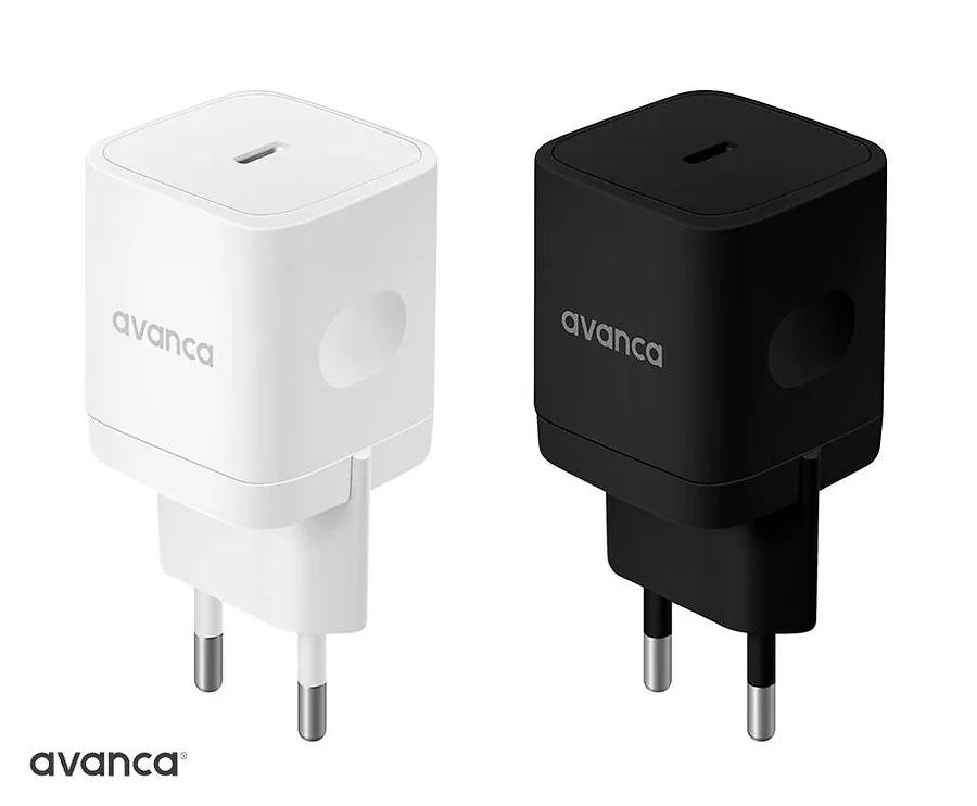 Avanca USB‑C-Lichtnetadapter Van 20W - Laadt Supersnel En Veilig Op!