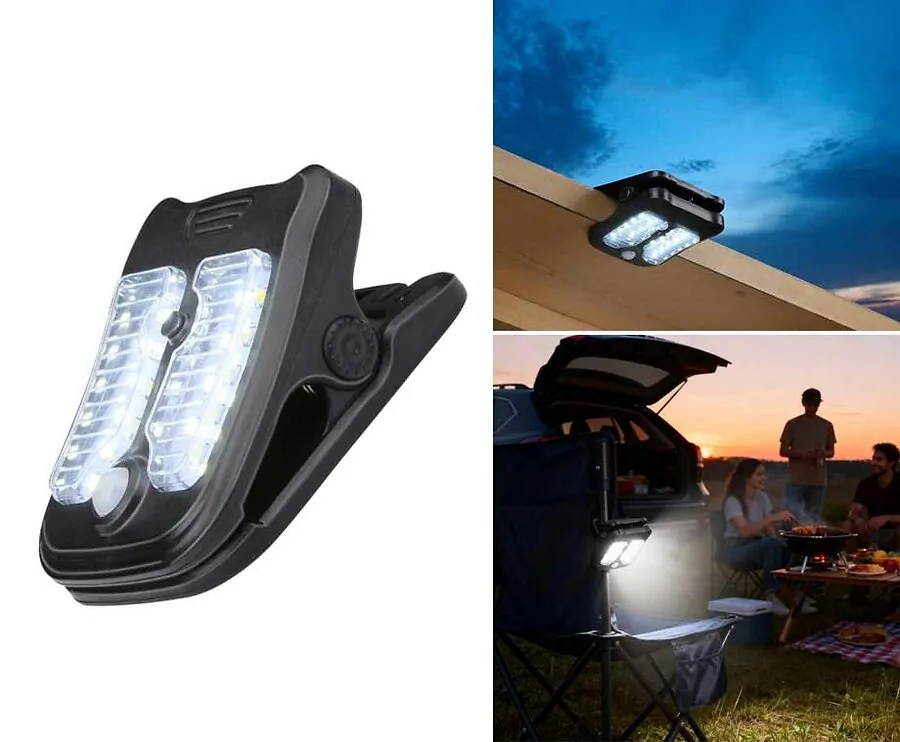 Solar Tuinverlichting Clip Met Sensor - Overal Te Bevestigen En Verplaatsen!