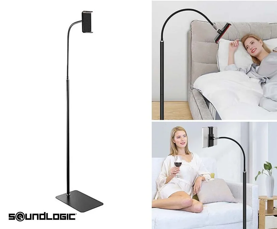 Staande Tablet- En Telefoonhouder - Bekijk Eenvoudig Op De Bank En In Bed!