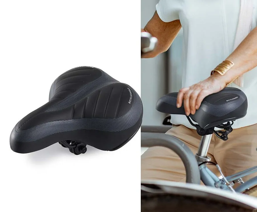 Luxe Gel Fietszadel - Zadelpijn Is Verleden Tijd!