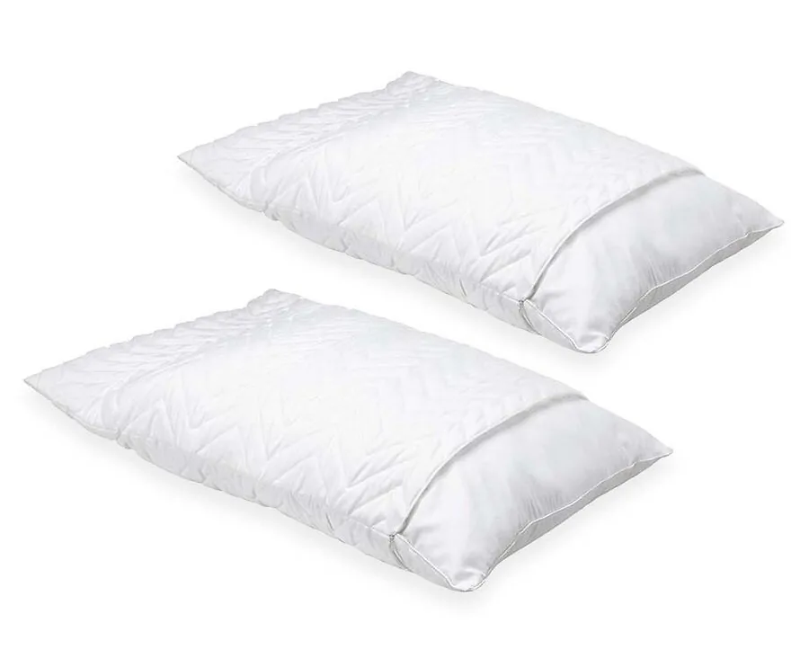 2-Pack Kussenbeschermers Diamond Collectie - Houdt Kussens Als Nieuw!