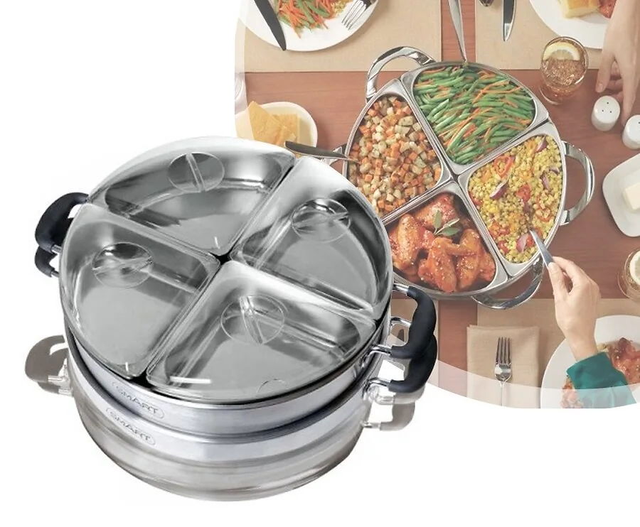 Luxe Buffet Warmer - 360 Graden Roterend En Oplaadbaar!