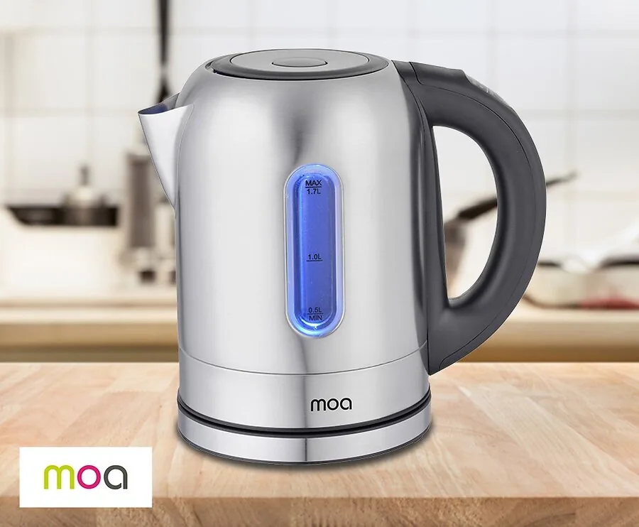 Moa Waterkoker Met Temperatuursinstelling - Ingebouwde LED Mulitcolor Verlichting!