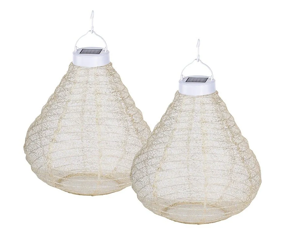 Solarlantaarn Metallic Sfeervol Tuinlicht