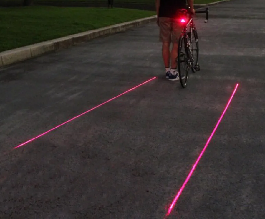 Laserprojectie Fietsverlichting - Ga Goed Verlicht De Weg Op!