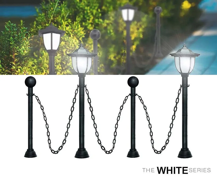 Solar Tuinverlichting Met Ketting - Totale Lengte Van 3 Meter!