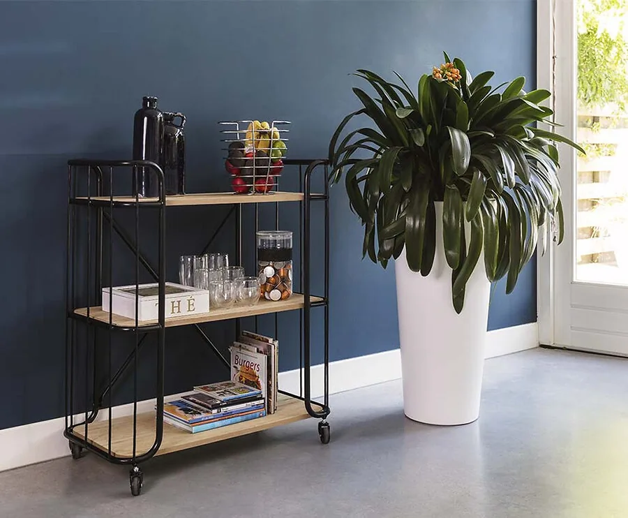 Lifa Living Trolley Lyon - Een Stoere Combinatie Van Metaal En Hout!