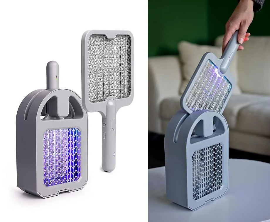 Muggenvanger met UV-Lamp en Elektrisch Racket