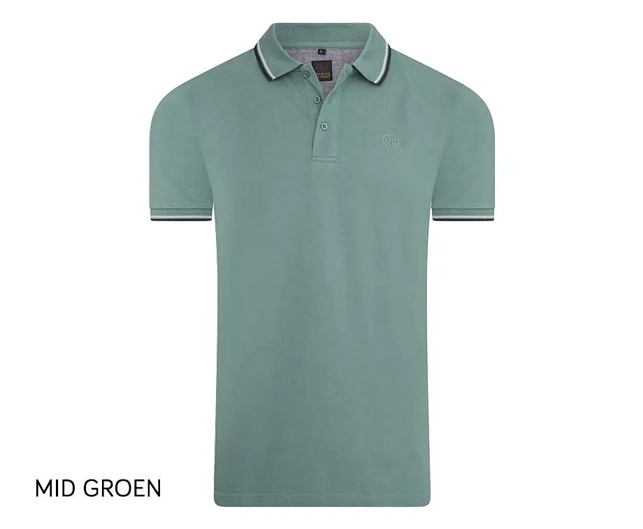 Mario Russo Polo-Mid groen-XXL