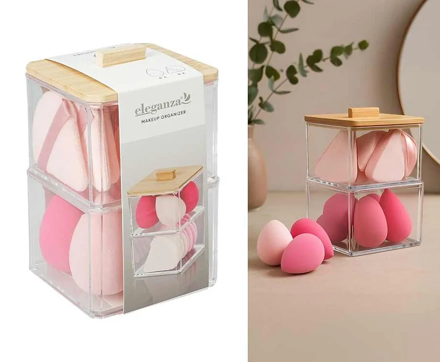 Make Up Organizer 2 Laags  - Alles Netjes En Stijlvol Opgeruimd!