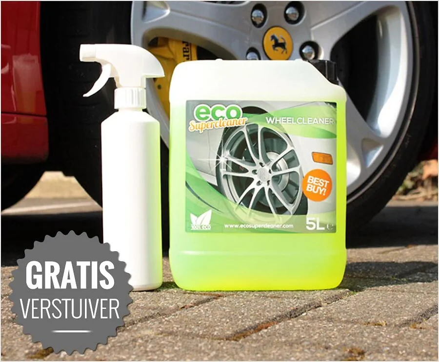 5 Liter Eco Supercleaner Velgenreiniger met Gratis Verstuiver!