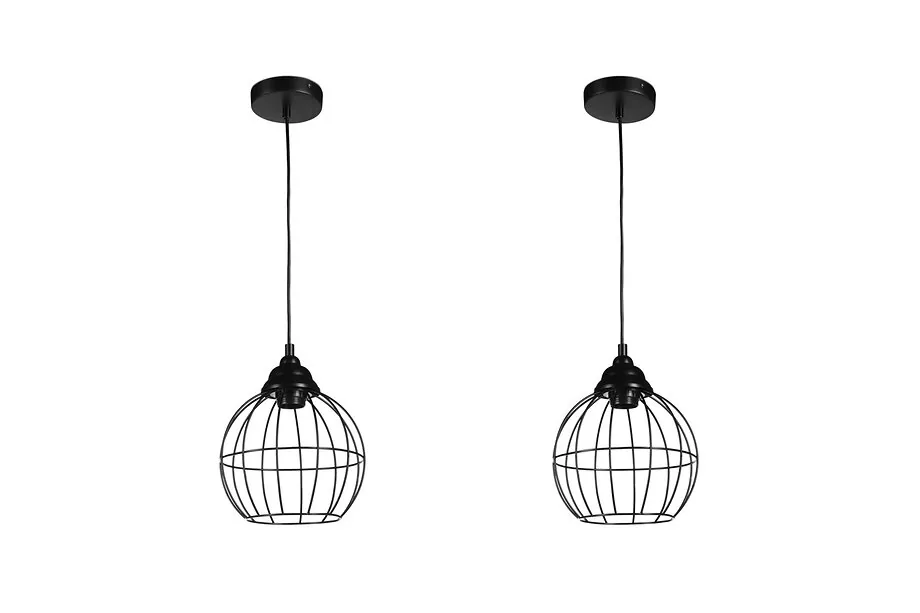 Set van 2 Industriële Hanglampen Van Lifa Living - Verkrijgbaar In 2 Kleuren!