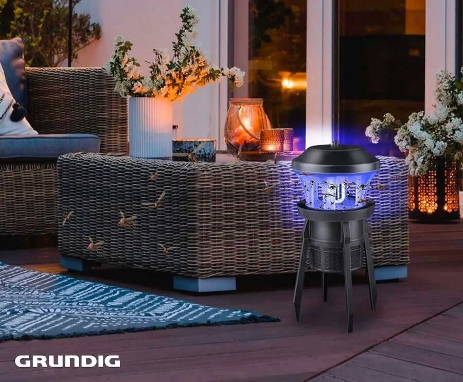 XXL Grundig Elektrische Muggenlamp 9W - Dankzij Groot Formaat Geschikt Voor Buiten!