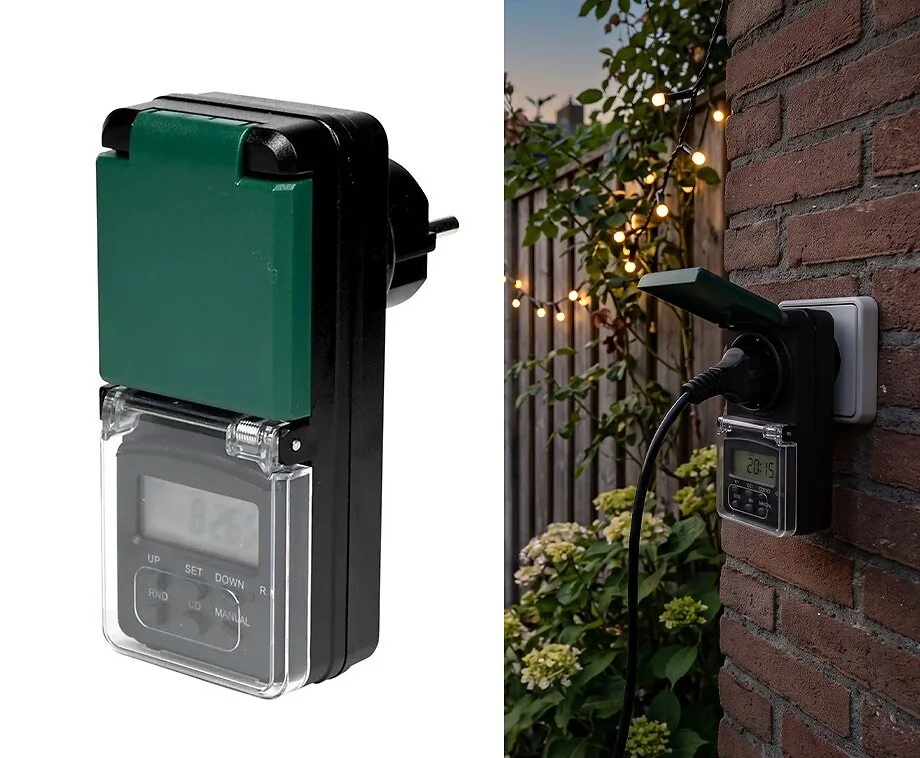 Tijdklok Digitaal voor Buiten IP44