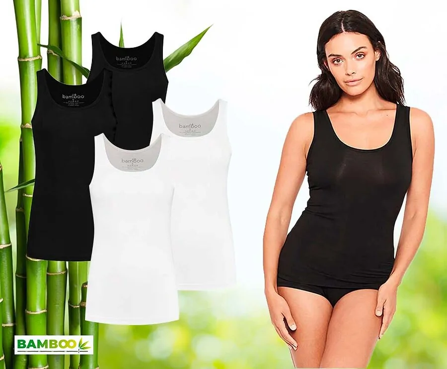 2-Pack Dames Bamboe Hemden - Verkrijgbaar In 2 Kleuren!