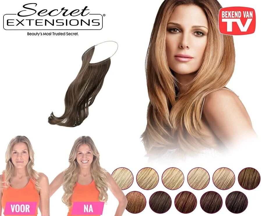 Secret Extensions - Prachtig Dik Haar In  Enkele Seconden!