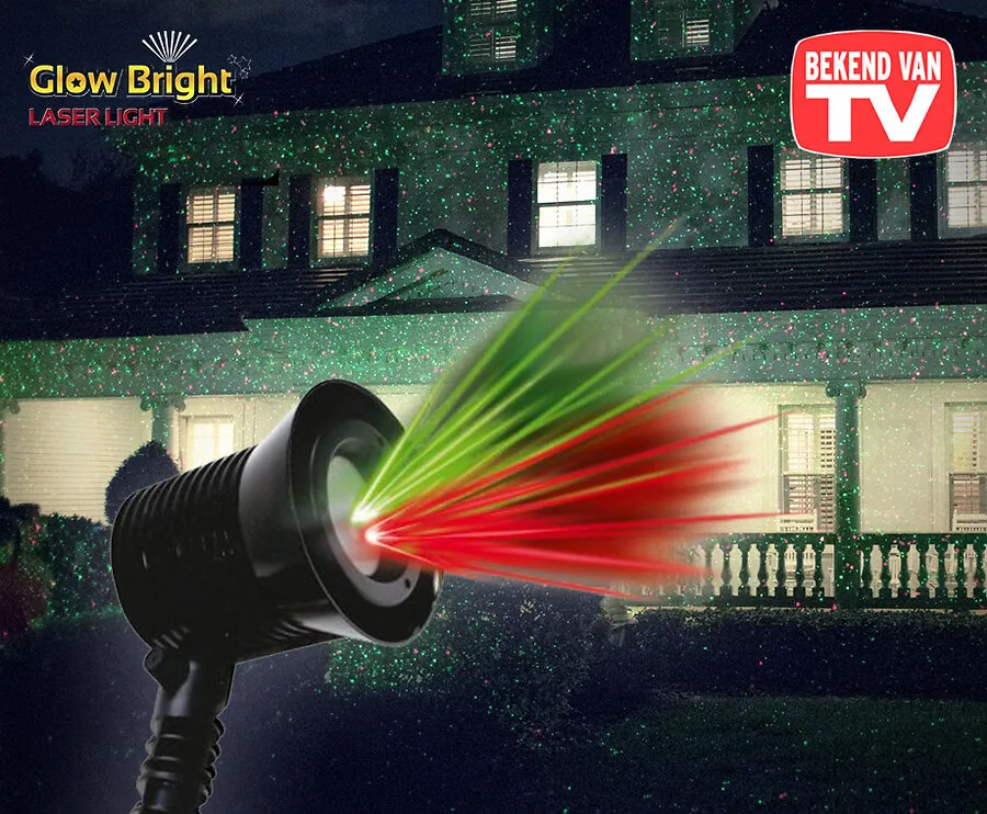 Glow Bright Laser Light - Versier Het Hele Huis Voor De Feestdagen!