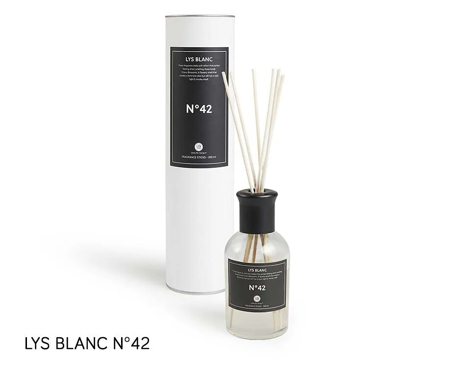 Lifa Living Geurstokjes - Lys Blanc N°42 (transparant)