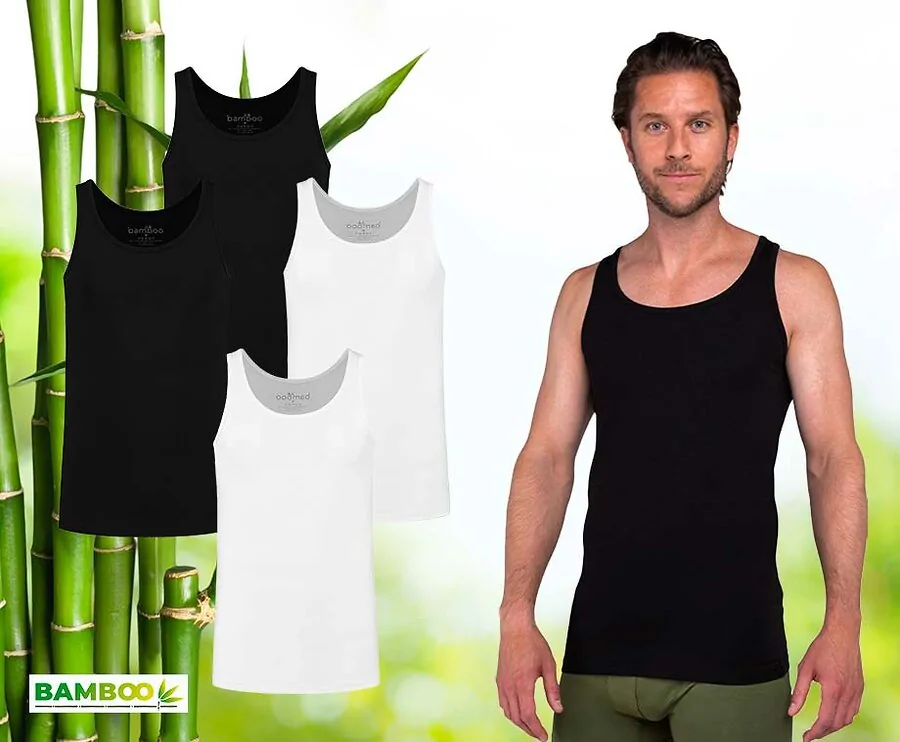 2-Pack Heren Bamboe Hemden - Verkrijgbaar In 2 Kleuren!