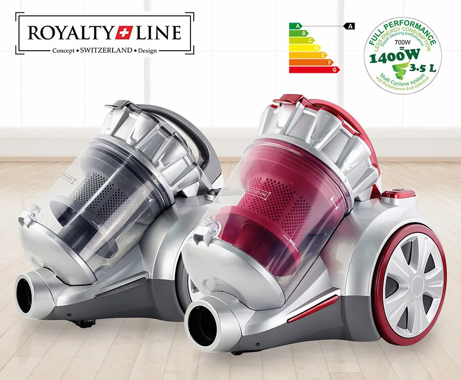 Royalty Line Stofzuiger Zonder Zak Met Extra Krachtig Cycloon Filtersysteem!
