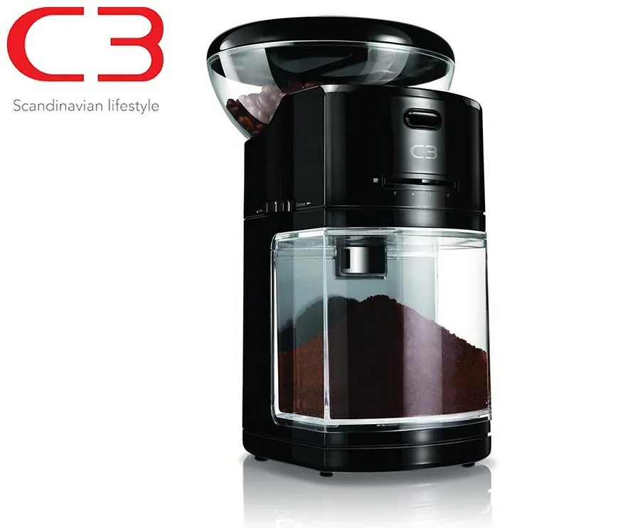 C3 Koffiemolen Met 17 Standen - Geschikt Voor Percolator Of Filter!