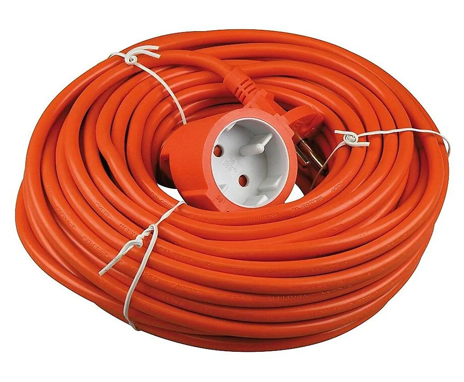 Verlengsnoer 20 Meter Oranje