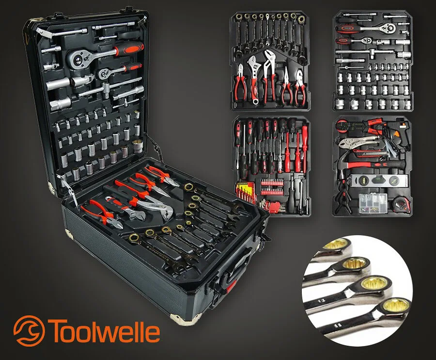 Toolwelle Gevulde Gereedschapstrolley - Bomvol Kwalitatief Hoogwaardig Gereedschap!
