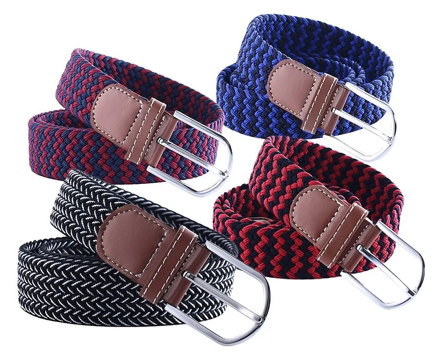 Geweven Riem Met Motief - Verkrijgbaar In 9 Kleuren!