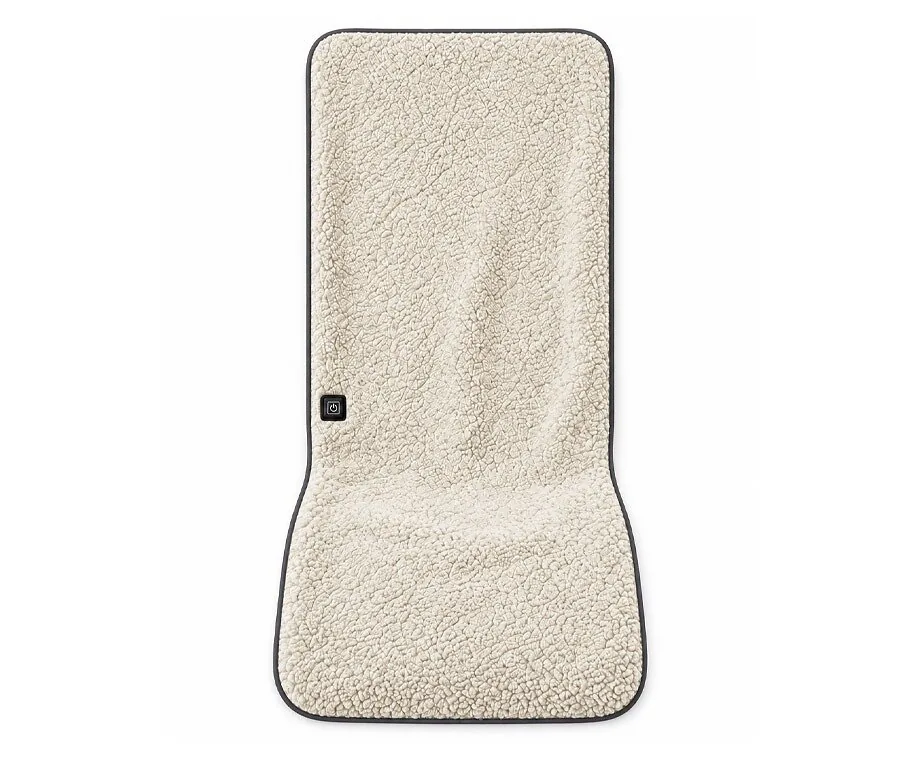 Stoelverwarmer Teddyfleece met USB