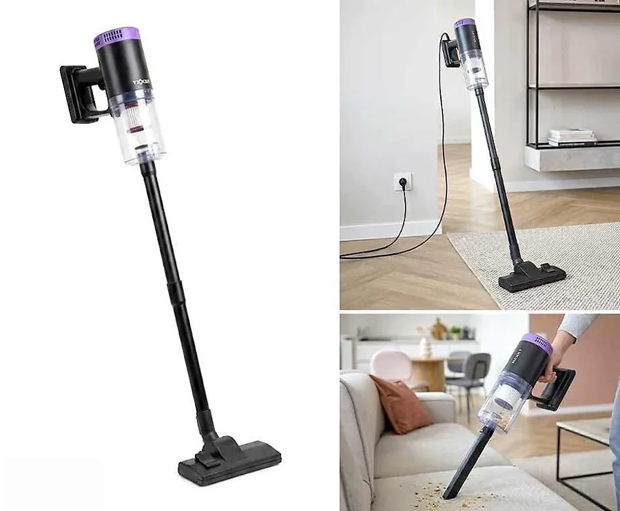 Steelstofzuiger 2-in-1 met Handstofzuiger 600W