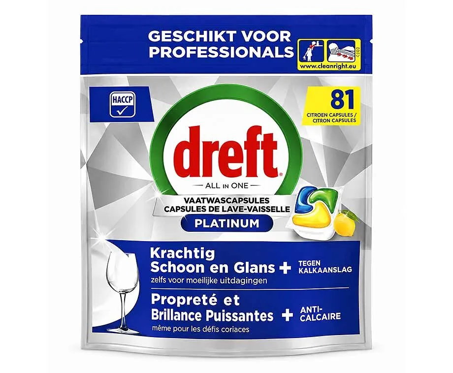 Dreft Platinum Vaatwastabletten Citroen