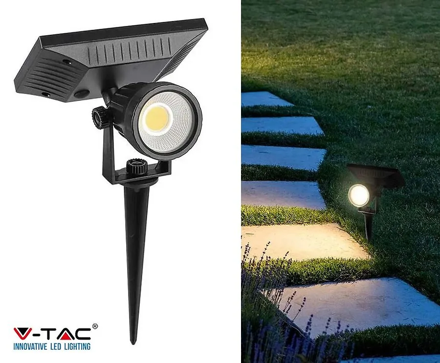 V-Tac LED Solar Spike Light - Prachtige Verlichting Voor In De Tuin!