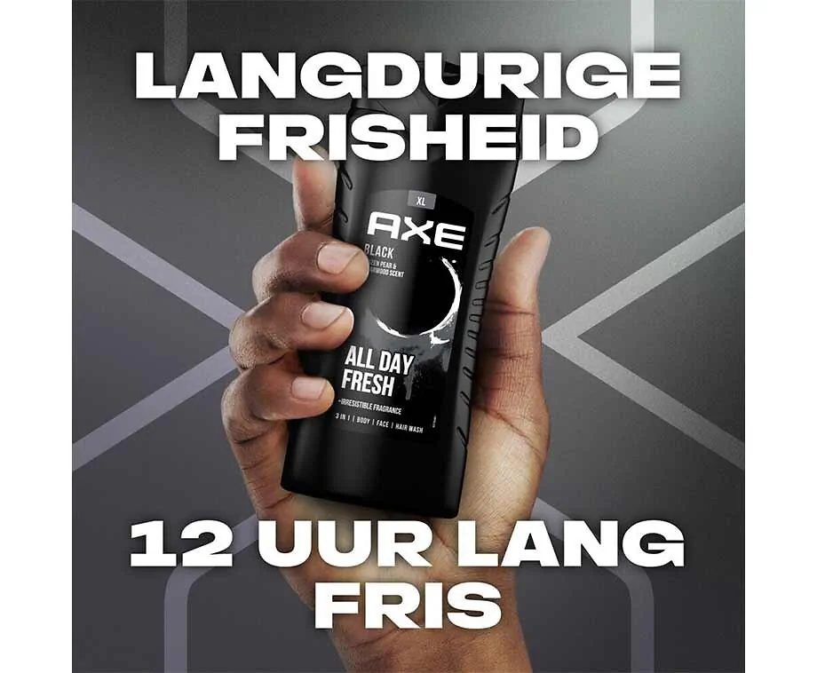 Axe Black Douchegel 3-in-1 12 x 400 ml