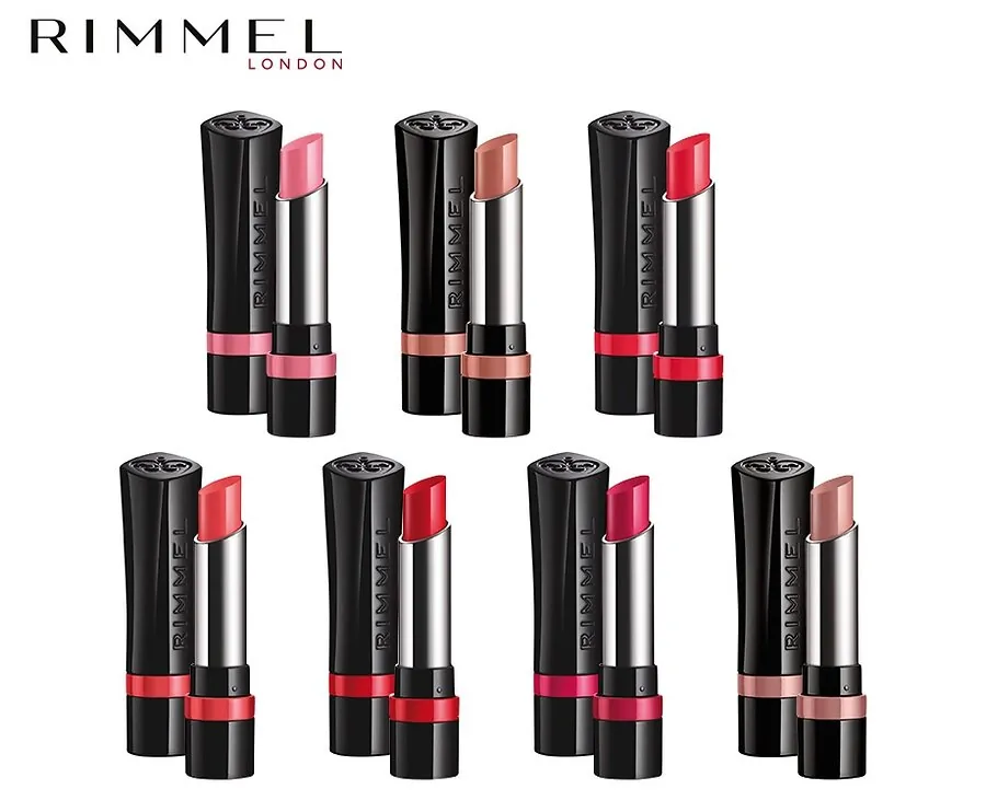 VOORDEELPACK Rimmel London Lippenstift - Set Van 7 Prachtige Kleuren!