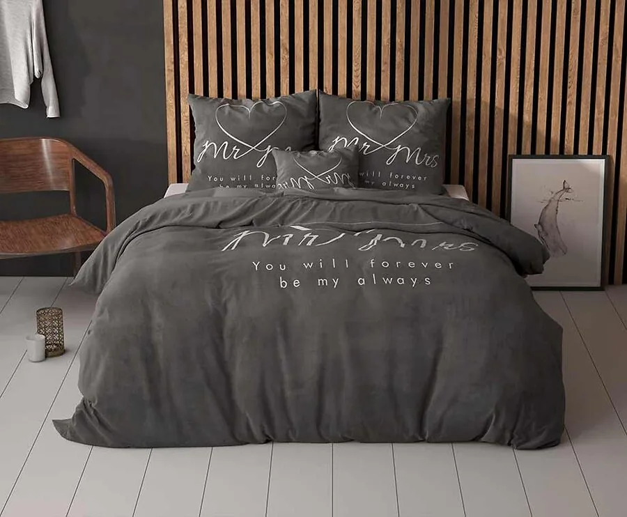 Sleeptime Dekbedovertrek - Mr And Mrs Heart - 140 x 200/220 | 1-persoons