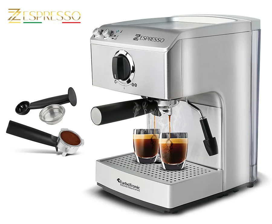 TurboTronic Luxe Koffiemachine - Maak Thuis De Perfecte Kop Koffie!