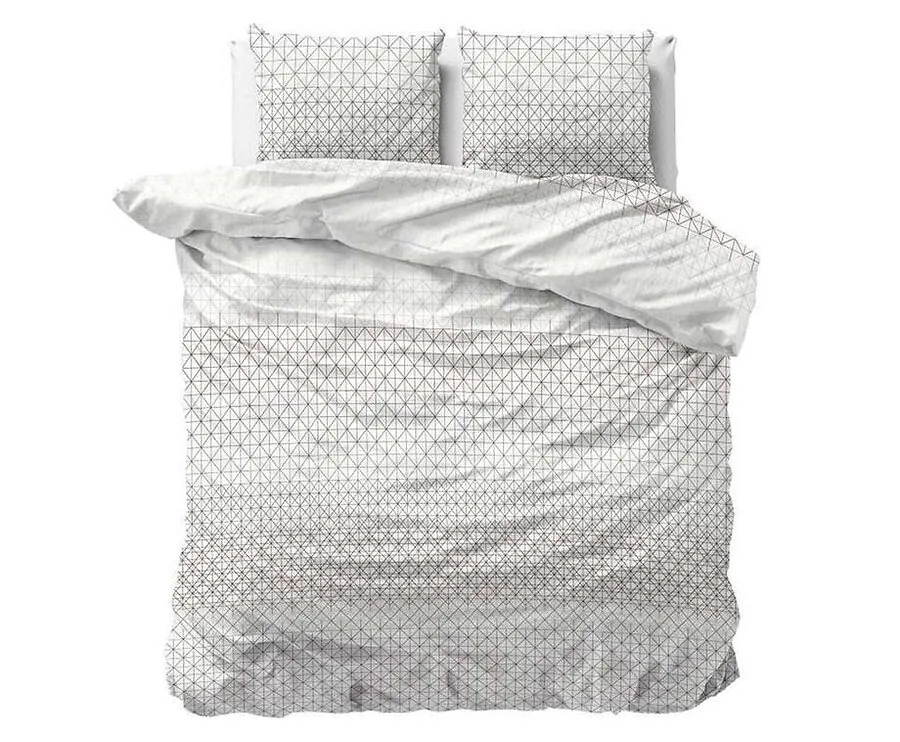 Sleeptime Dekbedovertrek - Gino Taupe - 140x200/220 | 1-persoons