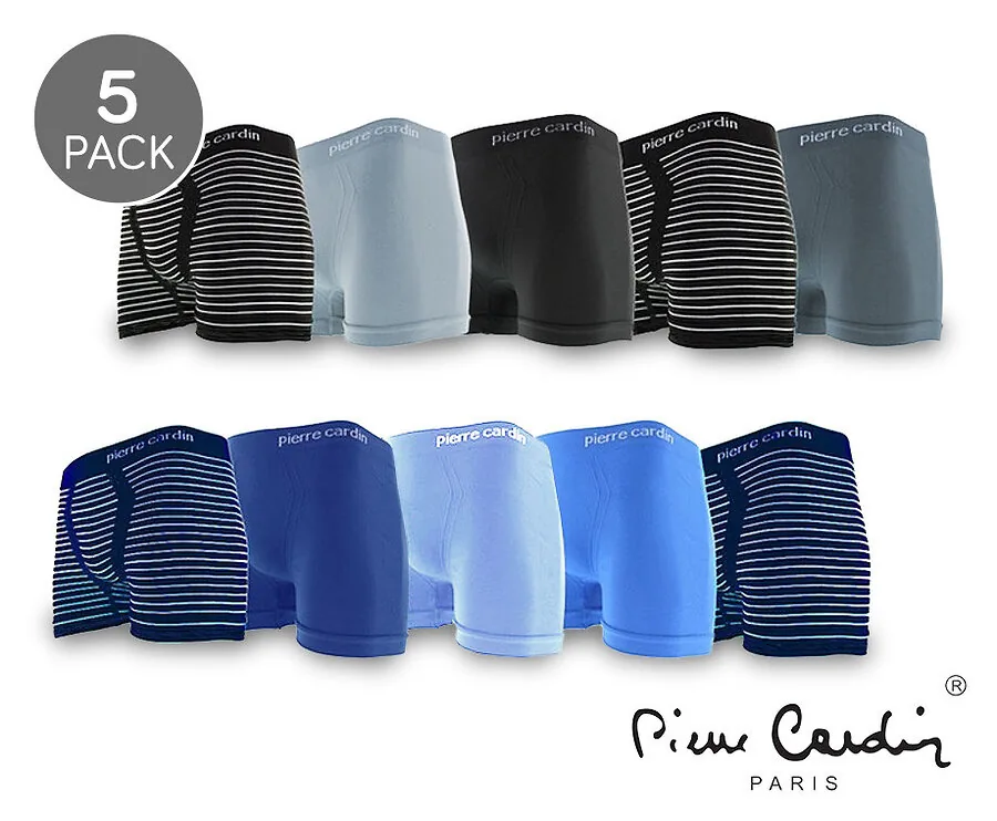 5-Pack Pierre Cardin Heren Boxershorts - Zacht, Comfortabel En Van Hoge Kwaliteit!