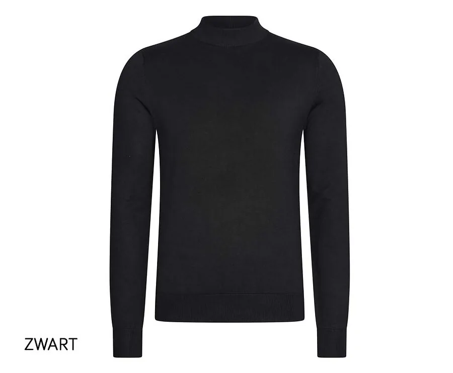 Coltrui met Lage Col Zwart XXL