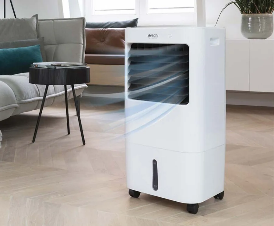 Krachtige Aircooler 15 Liter - Met Luchtbevochtiger & Touchscreen Bediening!