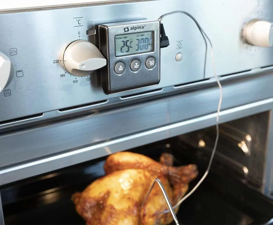 Thermometer Met Timer – Voor Perfect Gegaarde Gerechten!