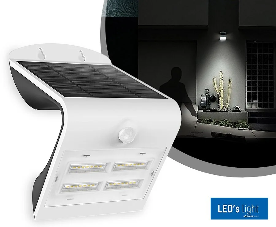 Solar LED Ultra Bright Muurlampen - Keuze Uit 200 Of 400 Lumen!