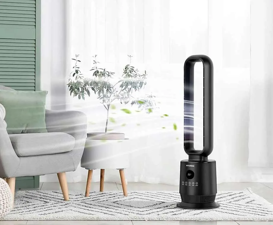 Bladeless Ventilator met Ion Functie 50W