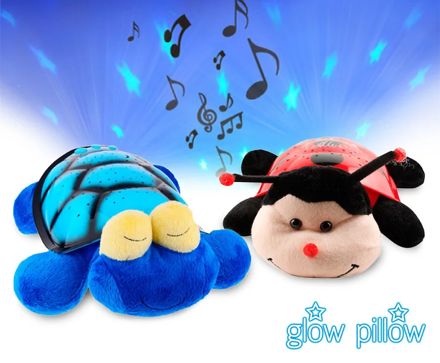 Glow Pillow Met LED Projector - Betover De Kinderkamer!
