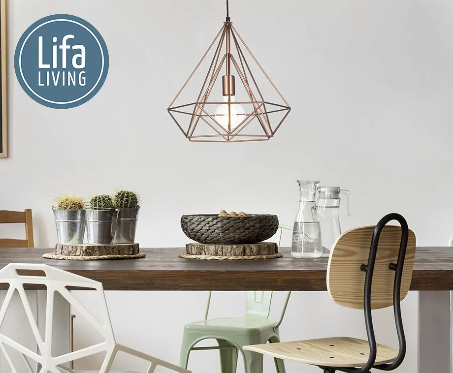 Lifa Living Uppsala Industriële Hanglampen - Verkrijgbaar In 3 Kleuren!