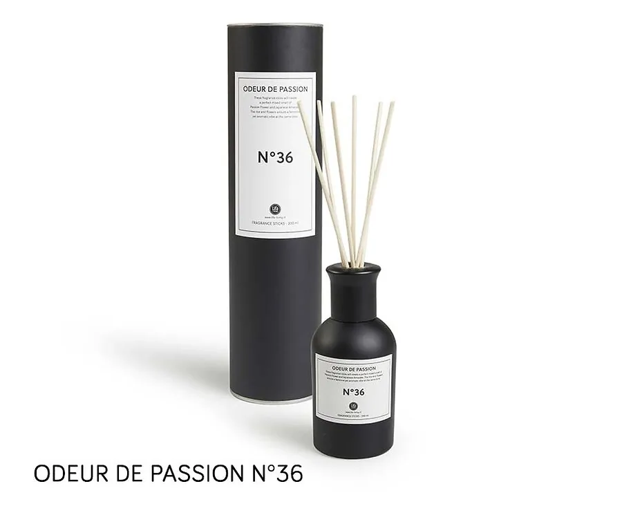 Lifa Living Geurstokjes - Odeur de Passion N°36 (zwart)