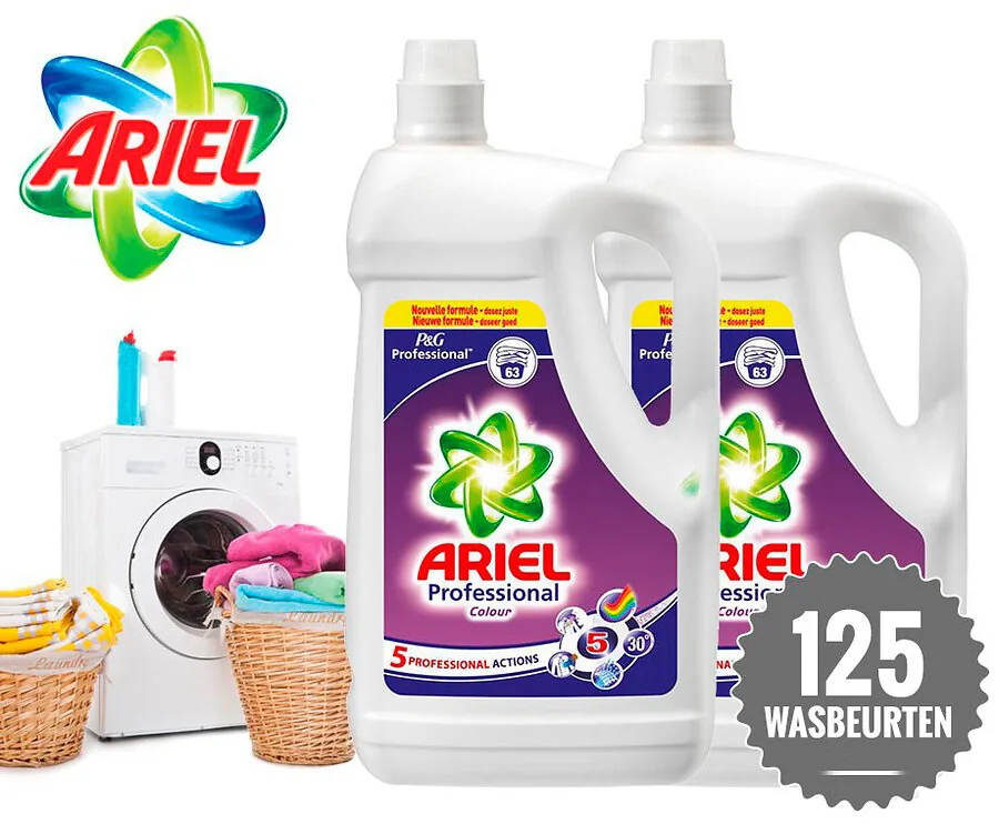 10 Liter Ariel Professional Color Wasmiddel - Houd Kleding Langer Mooi!