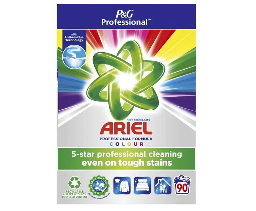 Ariel Professional Waspoeder Color - Goed Voor 90 Wasbeurten